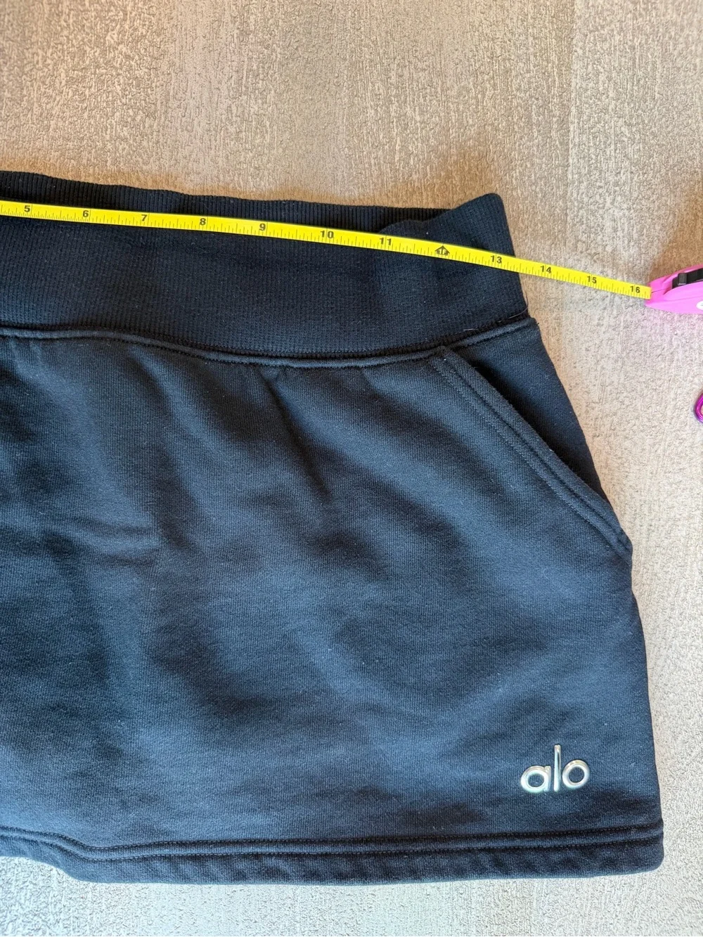 ALO Yoga Black A-Line Athletic Skort